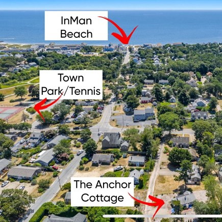 Dennisport Cape Cod vacation rental - Aerial View