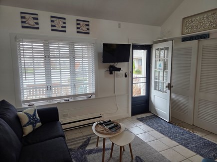 Harwichport Cape Cod vacation rental - Entry to bright and cheery open concept living area