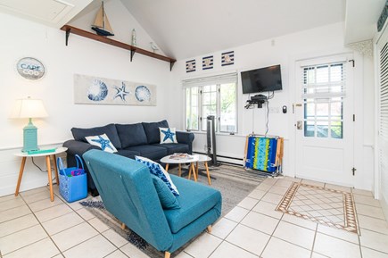 Harwichport Cape Cod vacation rental - Entry to open concept living area.