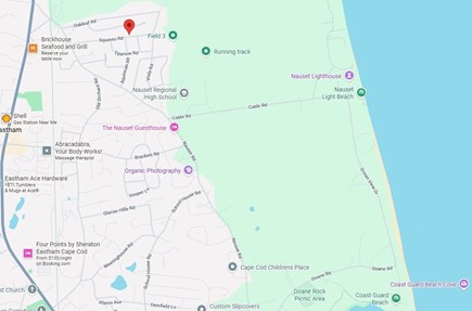 Eastham Cape Cod vacation rental - Map - 305 Squanto Road - Eastham