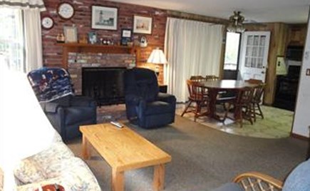 Eastham Cape Cod vacation rental - Living Room To Dining Area