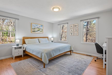 Eastham Cape Cod vacation rental - First floor master bedroom with King bed and walk-in closet