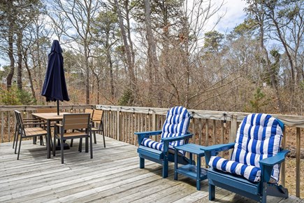 Eastham Cape Cod vacation rental - Large wrap-around deck for alfresco dining