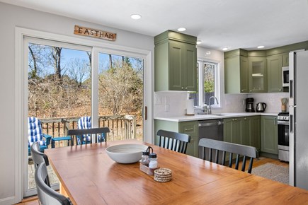 Eastham Cape Cod vacation rental - Dining and kitchen area