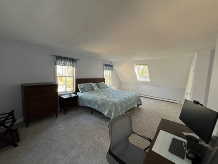 Eastham Cape Cod vacation rental - Master bedroom with King bed and desk