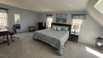 Eastham Cape Cod vacation rental - Master bedroom with King Bed and work desk