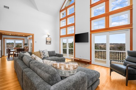 Sandwich Cape Cod vacation rental - Beautiful open living room with TV
