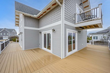 Sandwich Cape Cod vacation rental - Exterior view of large deck