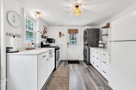 South Yarmouth Cape Cod vacation rental - Kitchen & Laundry