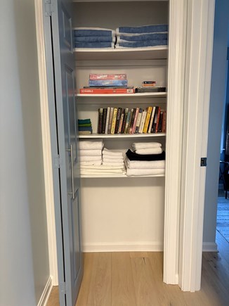 Sandwich Cape Cod vacation rental - Beach towels, books, and games.