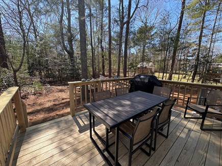 Sandwich Cape Cod vacation rental - Grill up some fresh fish on the back deck