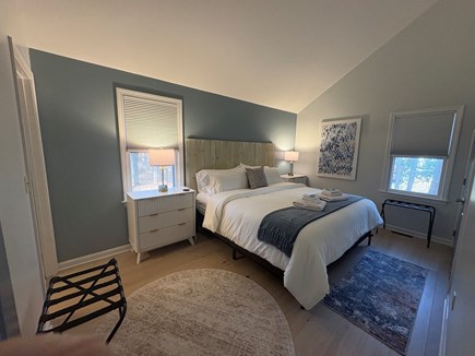 Sandwich Cape Cod vacation rental - The primary bedroom features a king sized bed and luxury linens.