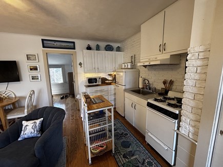 Harwich Port Cape Cod vacation rental - Kitchenette with stove, fridge, microwave, toaster, coffee maker
