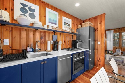 Dennis Port Cape Cod vacation rental - Sleek gally kitchen