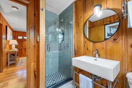 Dennis Port Cape Cod vacation rental - Beautiful tile work in the bathroom