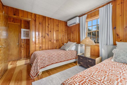 Dennis Port Cape Cod vacation rental - Tastefully decorated bedroom with twin beds and a TV