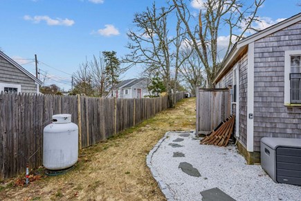 Dennis Port Cape Cod vacation rental - Outdoor shower with stepping stone walkway