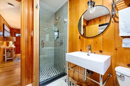 Dennis Port Cape Cod vacation rental - Beautiful tile work in the bathroom