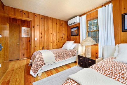 Dennis Port Cape Cod vacation rental - Tastefully decorated bedroom with twin beds and a TV