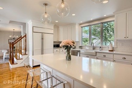 Harwich Port Cape Cod vacation rental - Seating for 4 at the counter