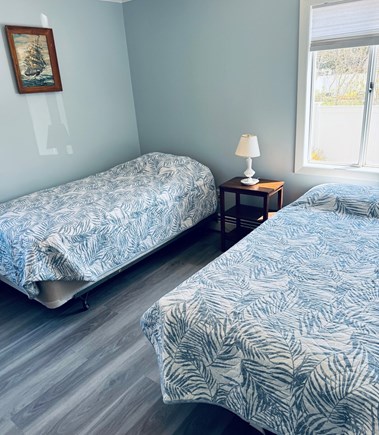 Popponessett Cape Cod vacation rental - Downstairs bedroom with 2 twins