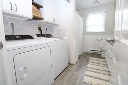 Harwich Cape Cod vacation rental - Downstairs Bedroom with W/D