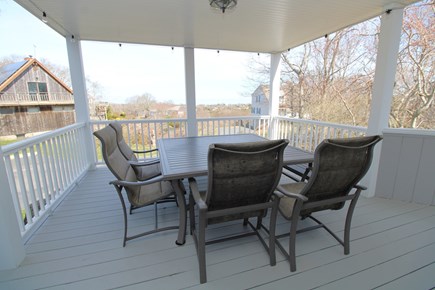 Dennis Cape Cod vacation rental - Middle Level Deck Adjacent to Dining