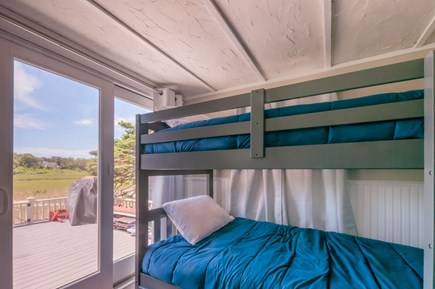 East Sandwich Cape Cod vacation rental - Bedroom 2 with access to back deck