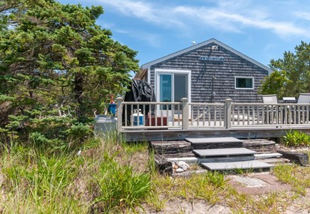 East Sandwich Cape Cod vacation rental - Back deck