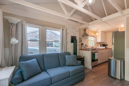 East Sandwich Cape Cod vacation rental - Living room into kitchen