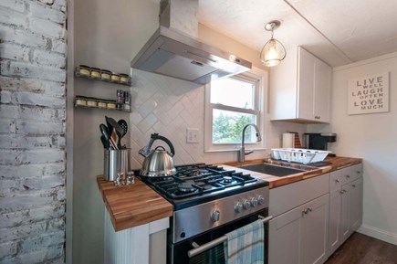 East Sandwich Cape Cod vacation rental - Updated kitchen with gas oven
