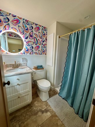 Eastham Cape Cod vacation rental - Bright & colorful en-suite full bathroom with walk-in shower