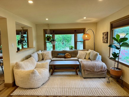 Eastham Cape Cod vacation rental - Comfortable seating for movie nights, games, & relaxing