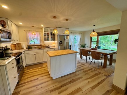 Eastham Cape Cod vacation rental - Open kitchen and dining space