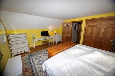 Eastham Cape Cod vacation rental - Yellow bedroom. King bed. All Bedrooms have large closets.