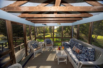 Eastham Cape Cod vacation rental - From sliding doors on to screened porch out back