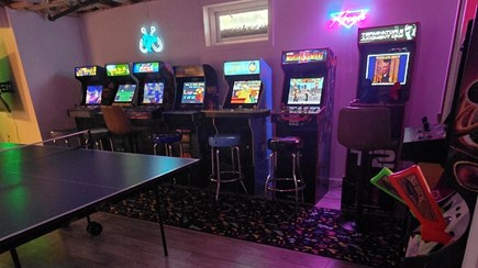 Brewster, Upper Mill Pond Cape Cod vacation rental - Game room has more games this year!