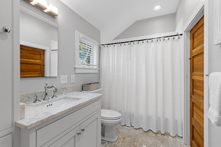 Chatham Cape Cod vacation rental - Spacious, updated bathroom with entry to front bedroom & hall