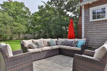 Chatham Cape Cod vacation rental - Private Relaxing outdoor Patio with umbrella.