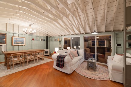 Eastham Cape Cod vacation rental - Comfy and cozy living area with a wi-fi TV for movie nights.