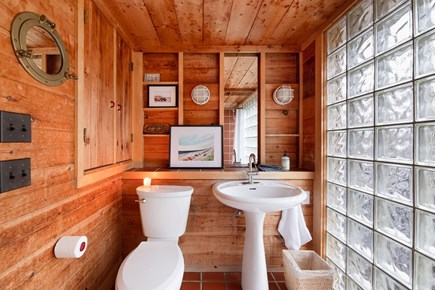 Eastham Cape Cod vacation rental - Big, light-filled bathroom with extra hot shower.