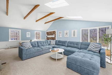 Dennis Cape Cod vacation rental - Large living room with natural lighting