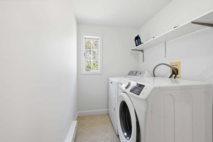 Dennis Cape Cod vacation rental - Laundry closet with washer and dryer