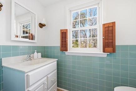 Dennis Cape Cod vacation rental - Bathroom 1 - Full with shower and tub combo - First floor