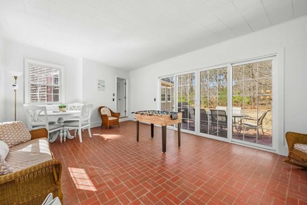 Dennis Cape Cod vacation rental - View of back patio from the family room