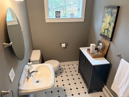 Eastham, Salt Pond Seashore Cape Cod vacation rental - First floor full bathroom with shower and updated vanity