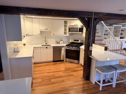 Eastham, Salt Pond Seashore Cape Cod vacation rental - Extra kitchen storage and prep space for family meals.