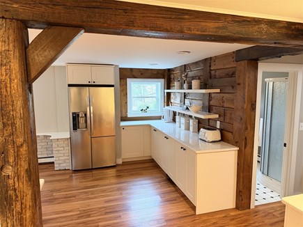 Eastham, Salt Pond Seashore Cape Cod vacation rental - Renovated kitchen with stainless appliances, breakfast bar