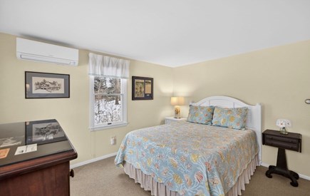East Orleans  Cape Cod vacation rental - Cozy downstairs queen bedroom with desk and natural light