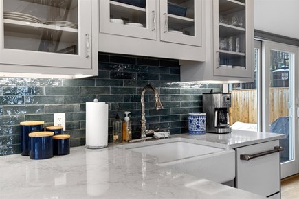 Provincetown, The Tucker House Cape Cod vacation rental - Kitchen coffee station, sink, and ample counter space.
